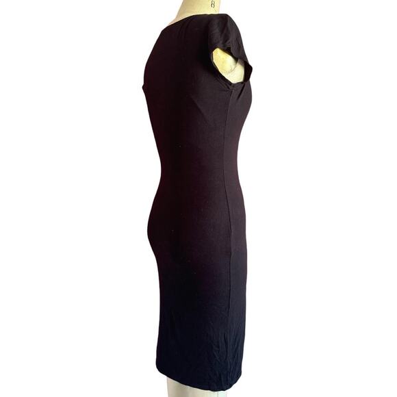 Womens Dress Size Medium Black Bodycon Whimsigoth Professional Classic Timeless - Picture 3 of 7